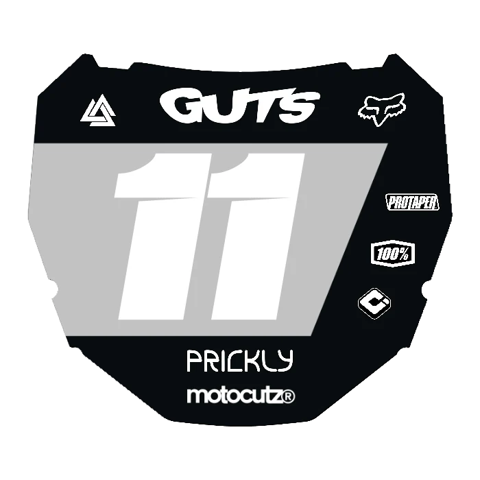 CUSTOM ODI NUMBER PLATE DECAL