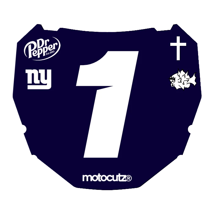 CUSTOM ODI NUMBER PLATE DECAL
