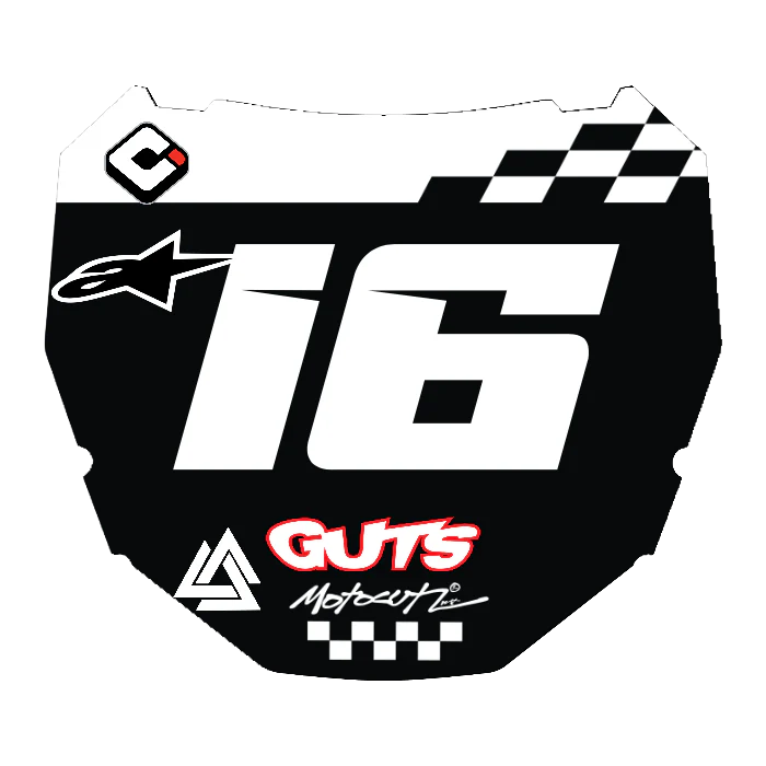 CUSTOM ODI NUMBER PLATE DECAL