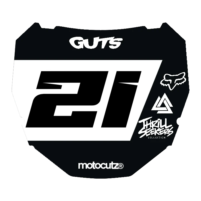 CUSTOM ODI NUMBER PLATE DECAL