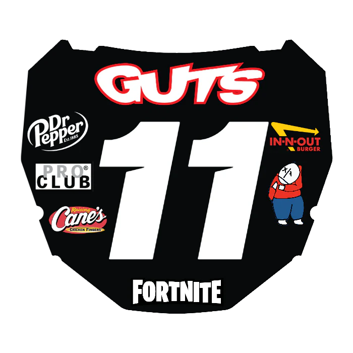 CUSTOM ODI NUMBER PLATE DECAL