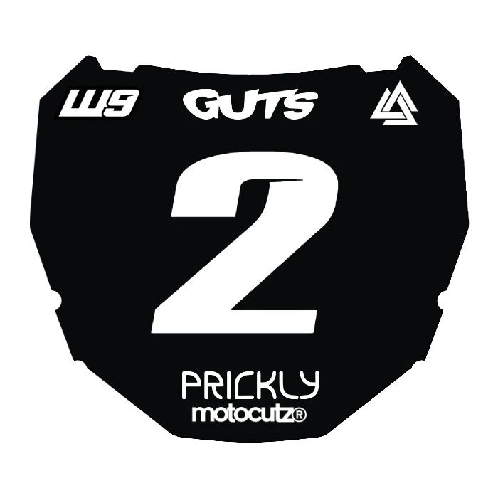CUSTOM ODI NUMBER PLATE DECAL