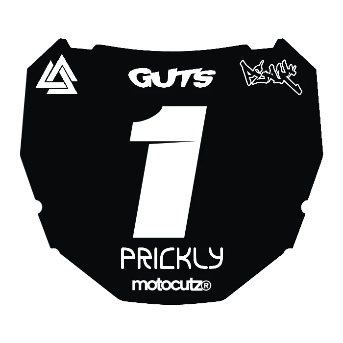 CUSTOM ODI NUMBER PLATE DECAL
