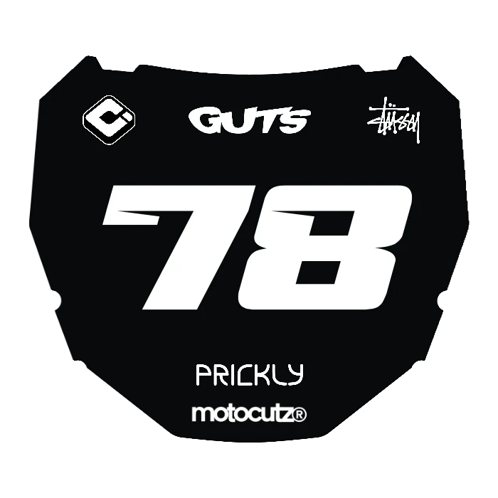 CUSTOM ODI NUMBER PLATE DECAL