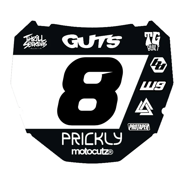 CUSTOM ODI NUMBER PLATE DECAL