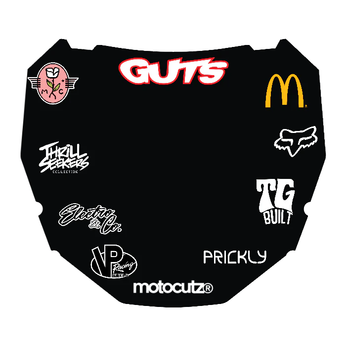 CUSTOM ODI NUMBER PLATE DECAL