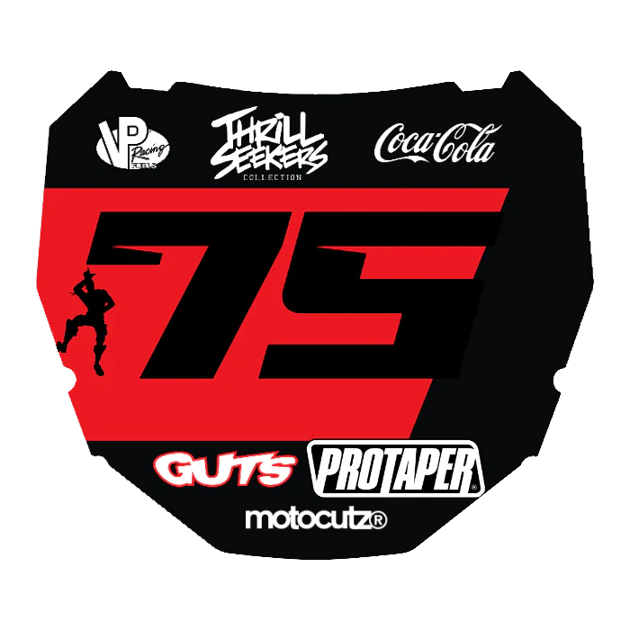 CUSTOM ODI NUMBER PLATE DECAL
