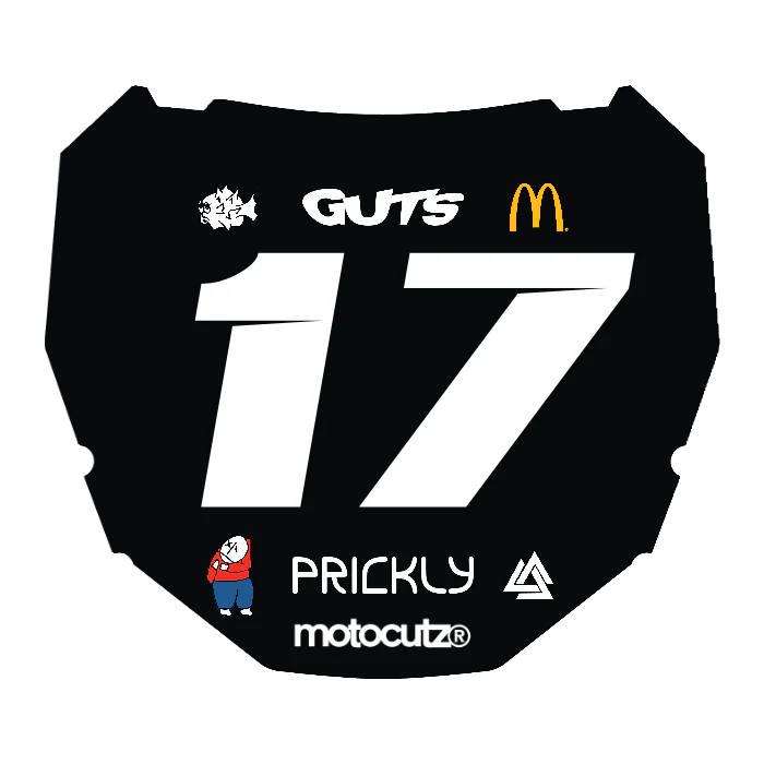 CUSTOM ODI NUMBER PLATE DECAL