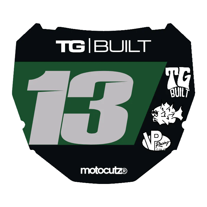 CUSTOM ODI NUMBER PLATE DECAL