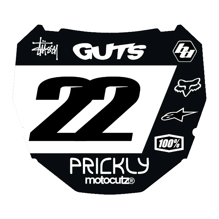 CUSTOM ODI NUMBER PLATE DECAL