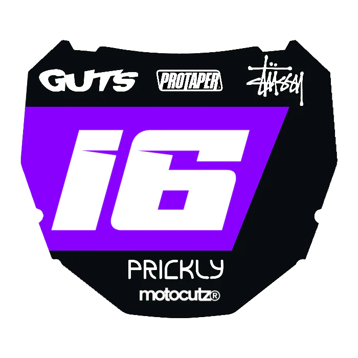 CUSTOM ODI NUMBER PLATE DECAL