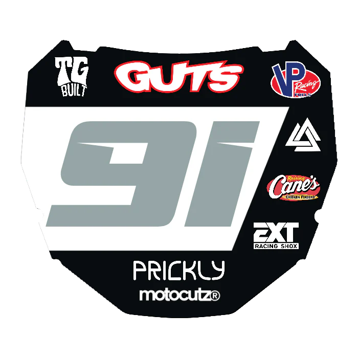 CUSTOM ODI NUMBER PLATE DECAL