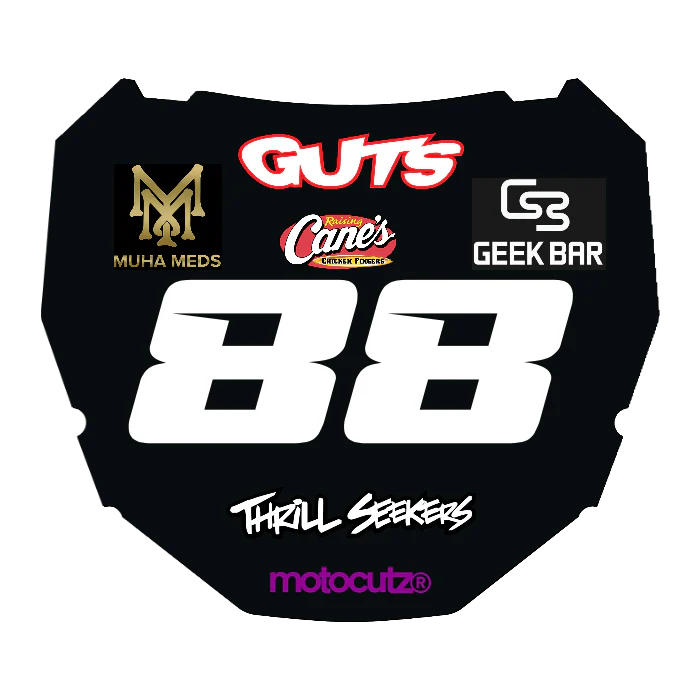 CUSTOM ODI NUMBER PLATE DECAL