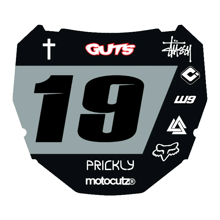 CUSTOM ODI NUMBER PLATE DECAL