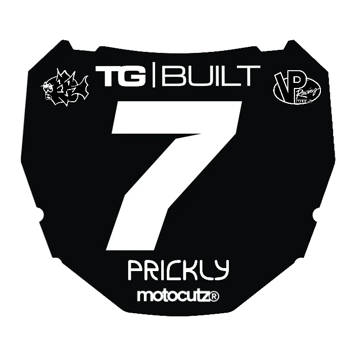 CUSTOM ODI NUMBER PLATE DECAL