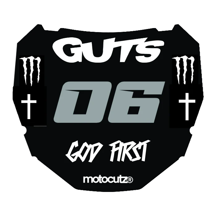CUSTOM ODI NUMBER PLATE DECAL