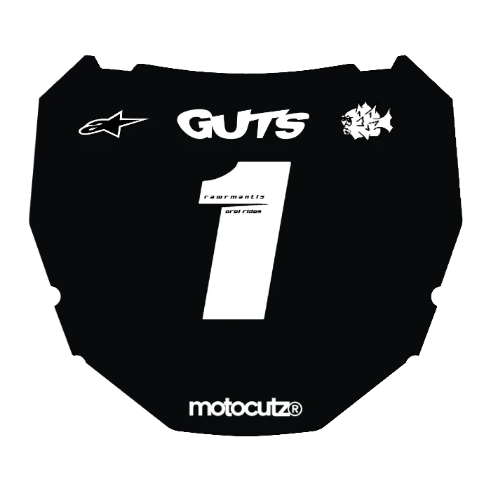 CUSTOM ODI NUMBER PLATE DECAL