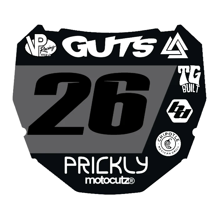 CUSTOM ODI NUMBER PLATE DECAL