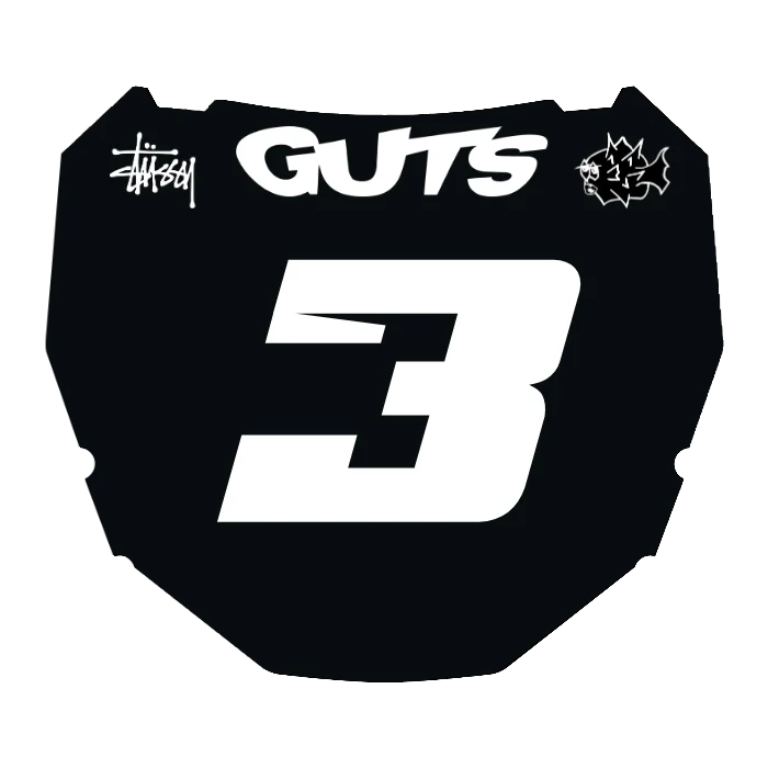 CUSTOM ODI NUMBER PLATE DECAL