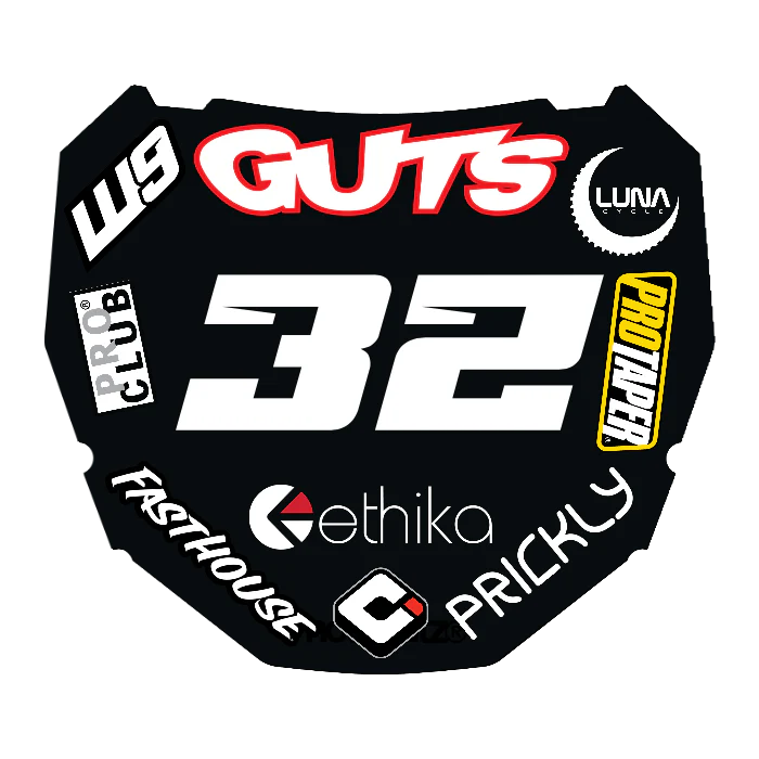 CUSTOM ODI NUMBER PLATE DECAL