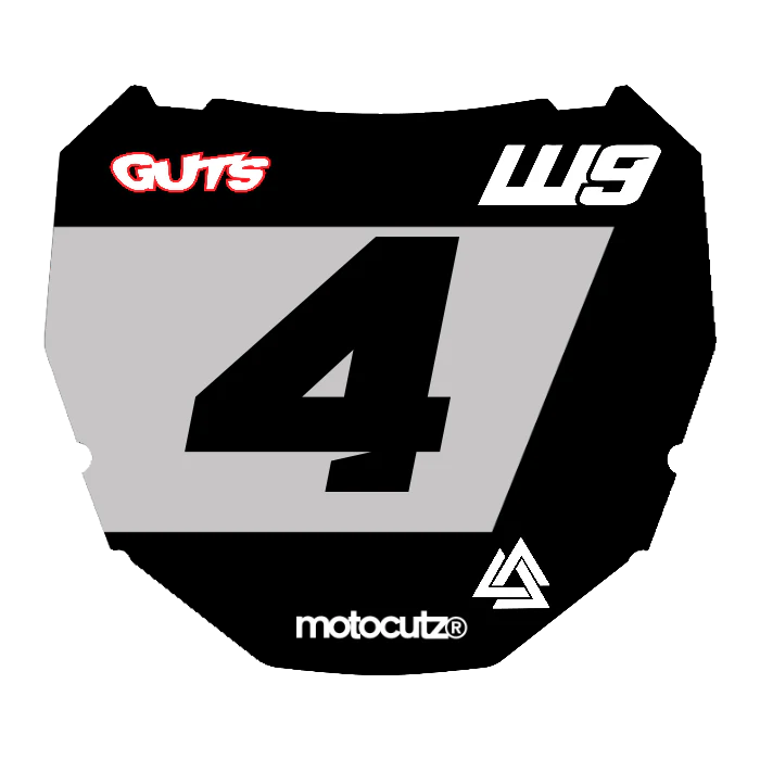 CUSTOM ODI NUMBER PLATE DECAL