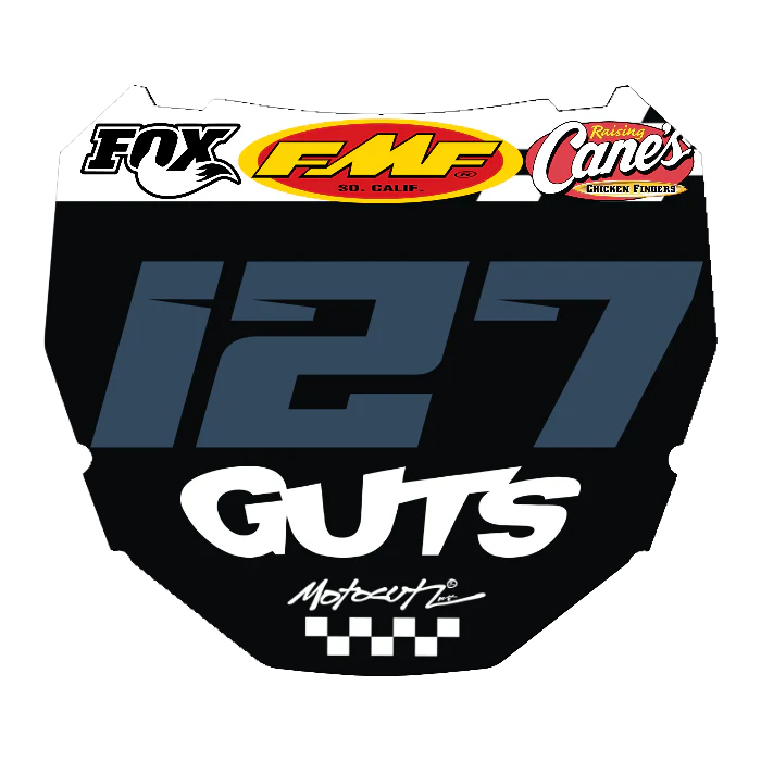 CUSTOM ODI NUMBER PLATE DECAL