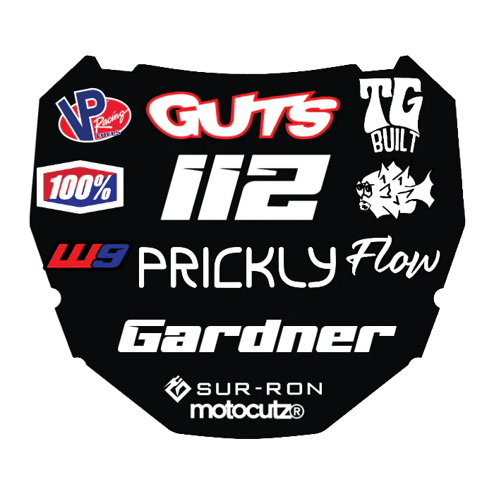CUSTOM ODI NUMBER PLATE DECAL