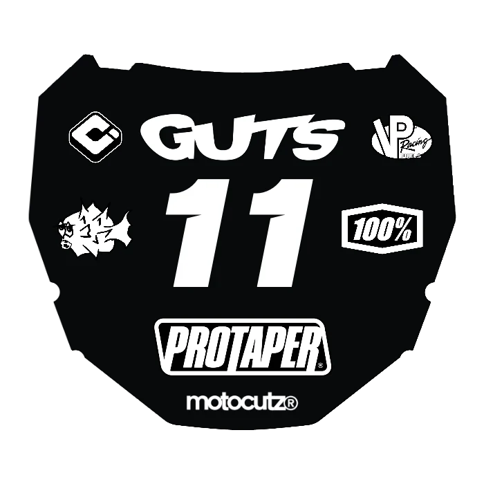 CUSTOM ODI NUMBER PLATE DECAL