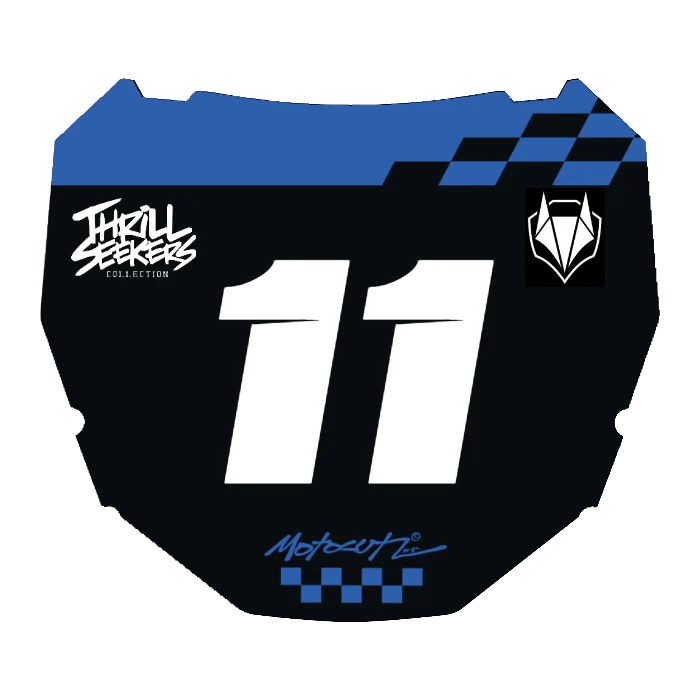 CUSTOM ODI NUMBER PLATE DECAL