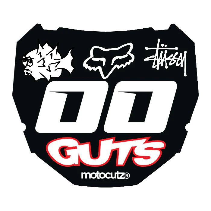 CUSTOM ODI NUMBER PLATE DECAL