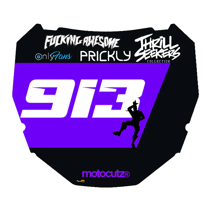CUSTOM ODI NUMBER PLATE DECAL