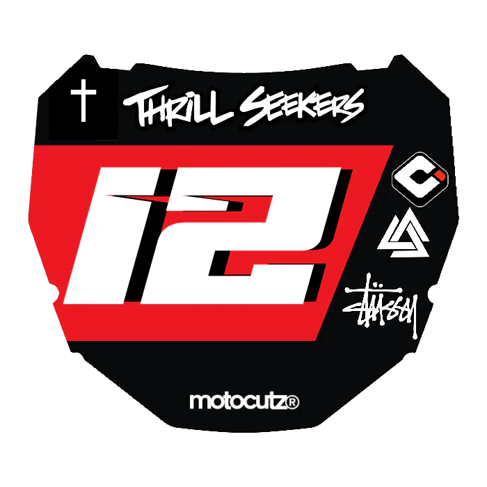 CUSTOM ODI NUMBER PLATE DECAL