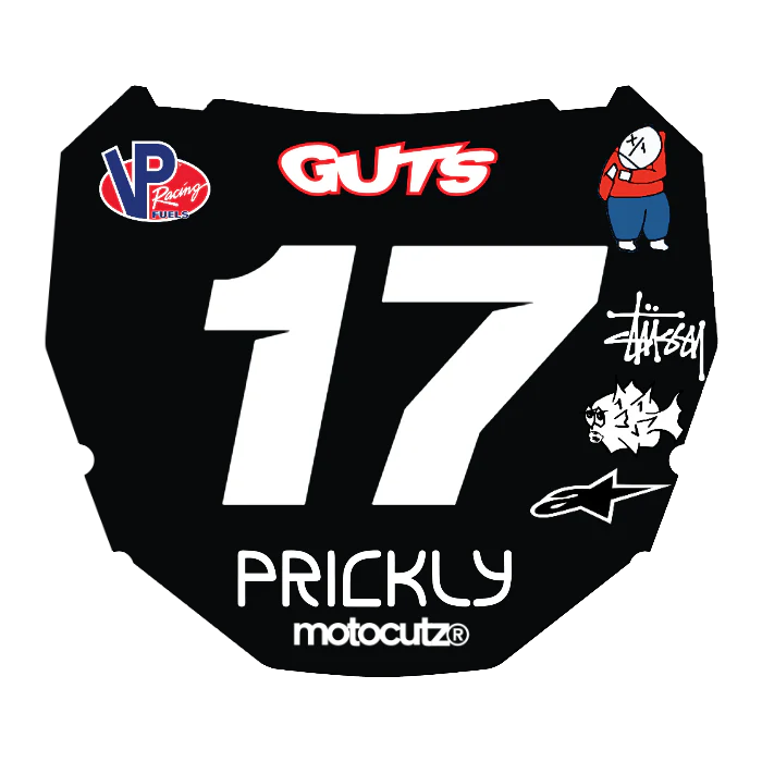 CUSTOM ODI NUMBER PLATE DECAL