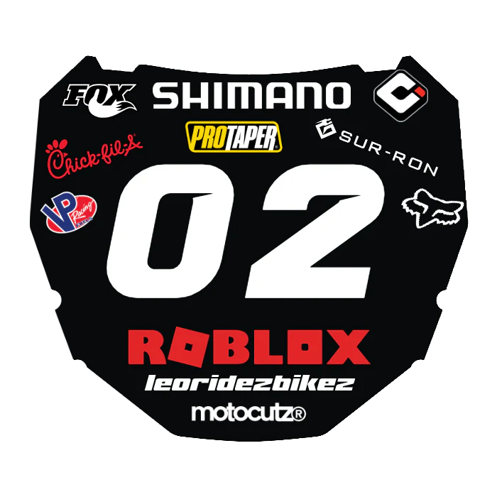 CUSTOM ODI NUMBER PLATE DECAL