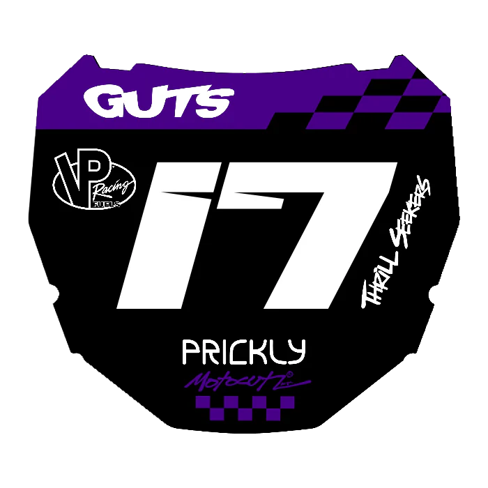 CUSTOM ODI NUMBER PLATE DECAL