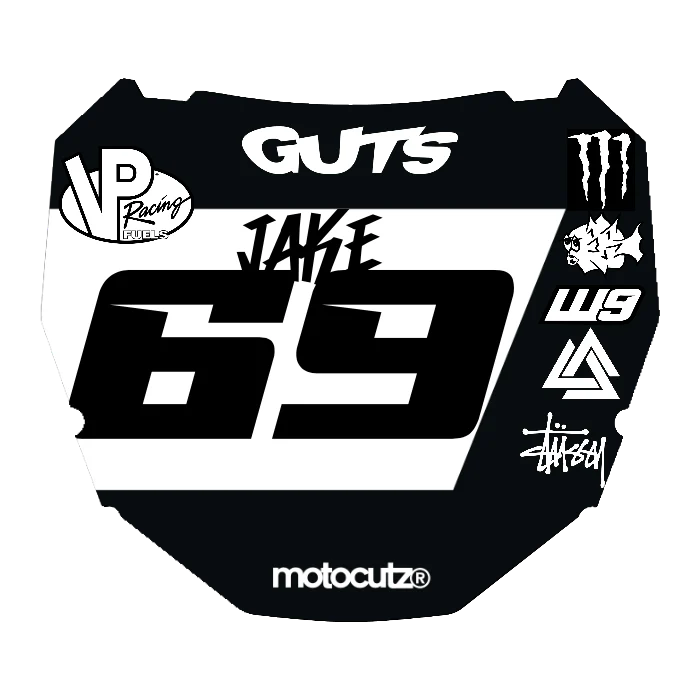 CUSTOM ODI NUMBER PLATE DECAL