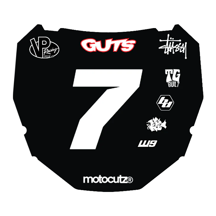 CUSTOM ODI NUMBER PLATE DECAL