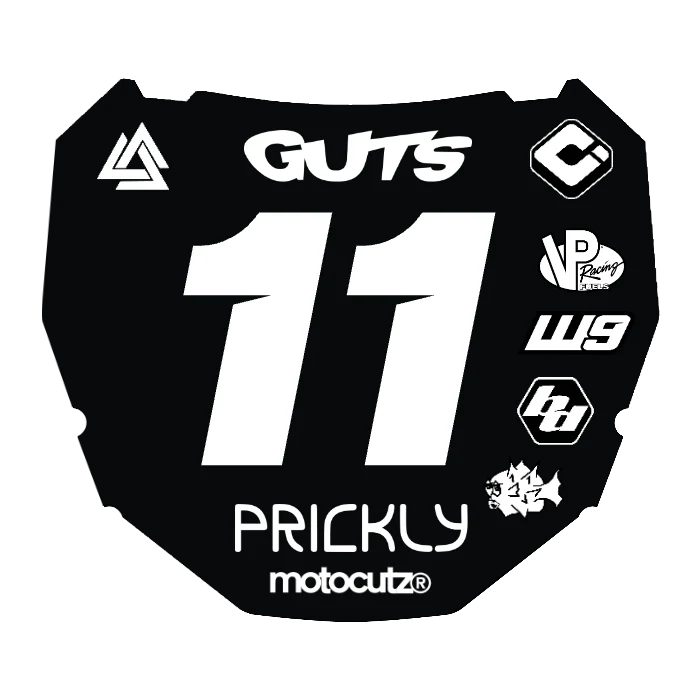 CUSTOM ODI NUMBER PLATE DECAL