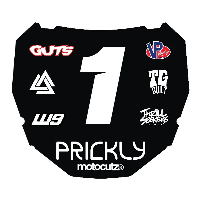 CUSTOM ODI NUMBER PLATE DECAL