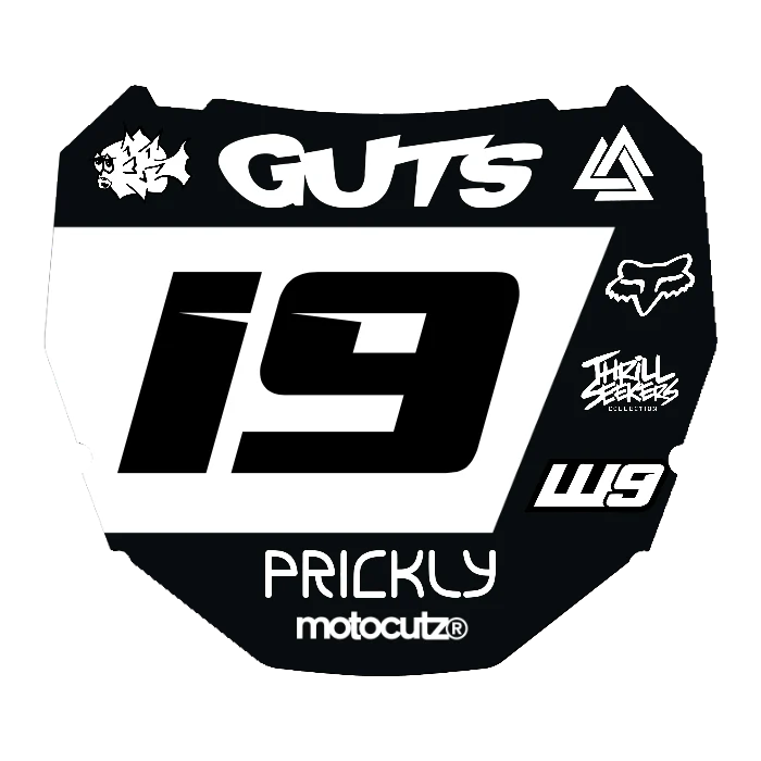 CUSTOM ODI NUMBER PLATE DECAL
