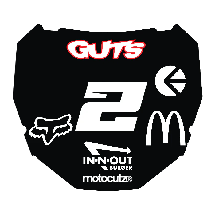 CUSTOM ODI NUMBER PLATE DECAL