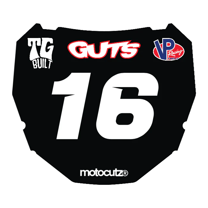 CUSTOM ODI NUMBER PLATE DECAL