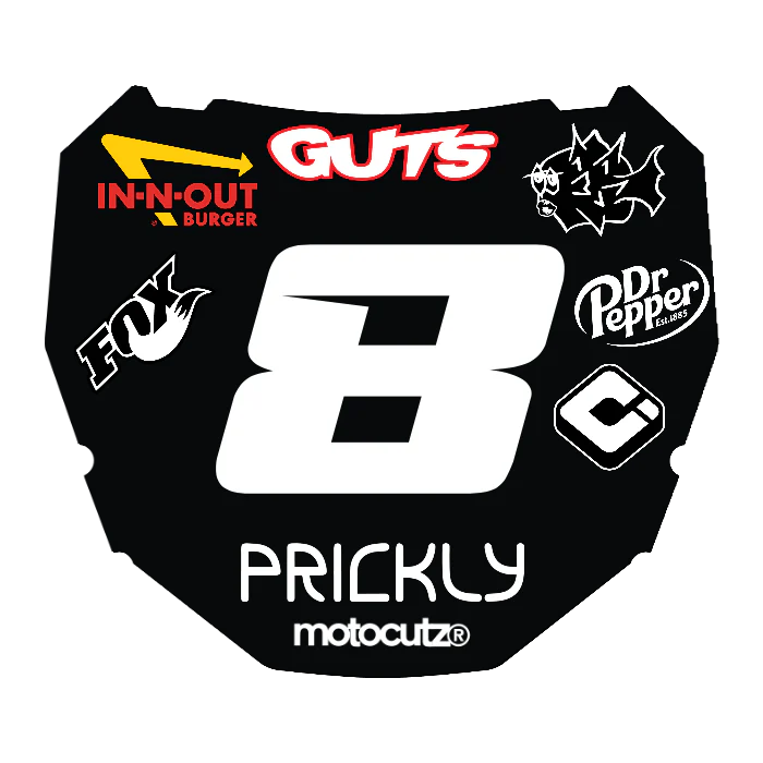 CUSTOM ODI NUMBER PLATE DECAL