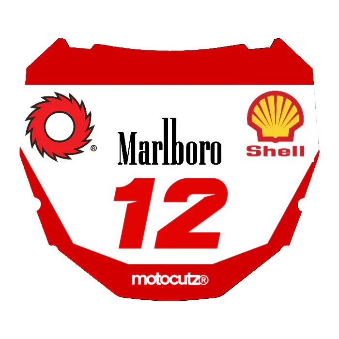 CUSTOM ODI NUMBER PLATE DECAL