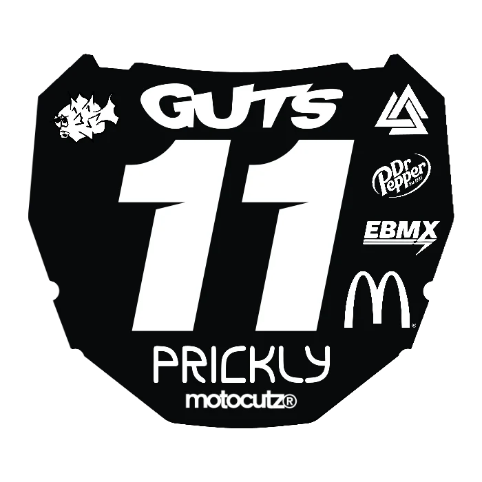CUSTOM ODI NUMBER PLATE DECAL