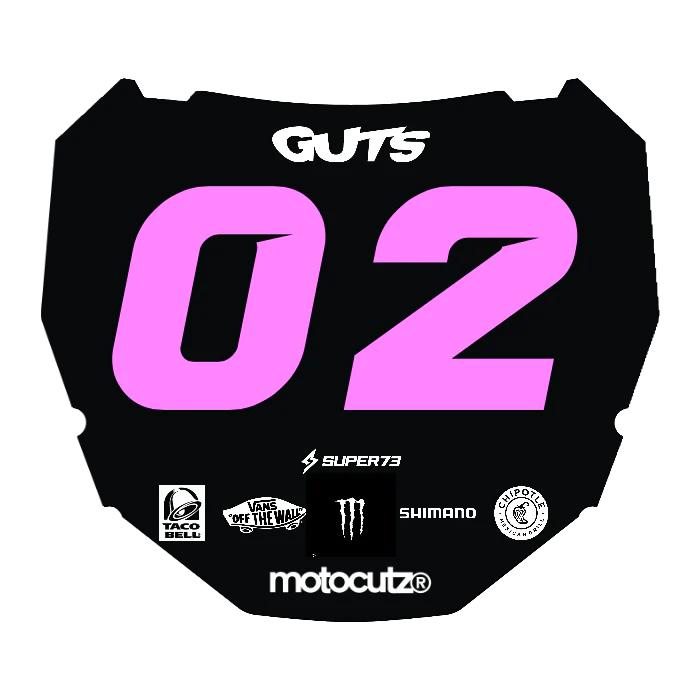 CUSTOM ODI NUMBER PLATE DECAL