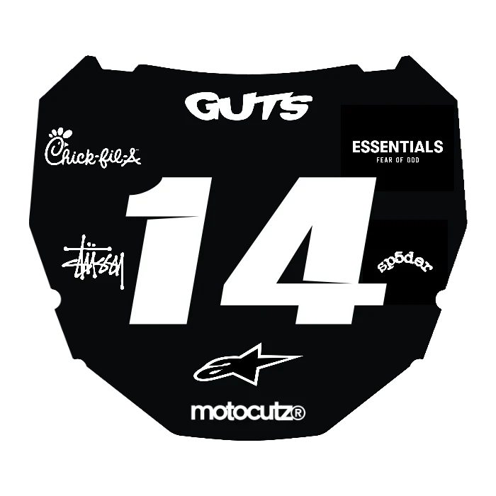 CUSTOM ODI NUMBER PLATE DECAL