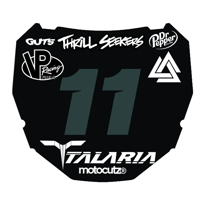 CUSTOM ODI NUMBER PLATE DECAL