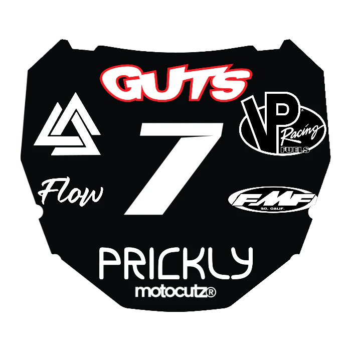 CUSTOM ODI NUMBER PLATE DECAL