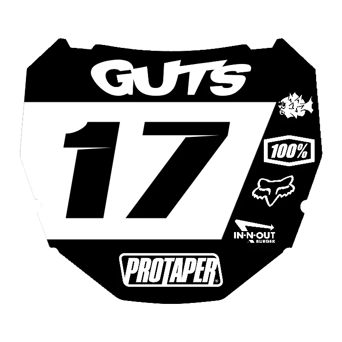 CUSTOM ODI NUMBER PLATE DECAL